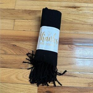 Black scarf light weight